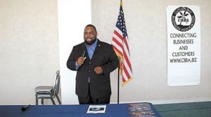 State Rep. Dwight Bullard is pictured at the June CBBA luncheon.