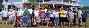 Pictured is the group of participants at the start of the tournament.