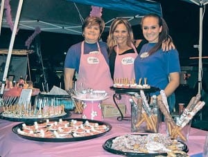  Pictured (l-r) are Paula Mesa, Vanessa Rostant, Rachel Mesa of Twisted Sistas Homemade Treats.