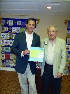  Pictured at the breakfast are Kropke (left) and Dadeland- Pinecrest Rotary Past president Ron Leiberman.