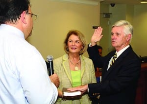 Village mayor, councilmembers sworn into office