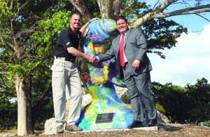 TotalBank donates manatee sculpture to Zoo Miami to promote conservation