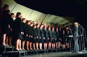 USNA Women’s Glee Club performs at Westminster Christian School