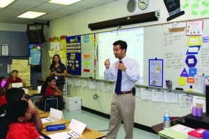 School board member Curbelo visits Dr. Gilbert Porter Elementary School