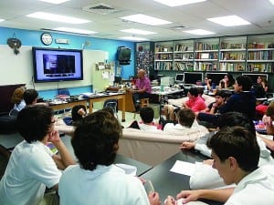 Students, faculty building global classroom at PTS