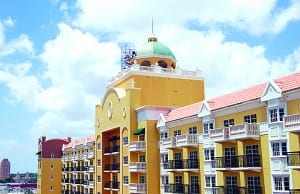 The Palace’s copper dome adds to the Gables skyline