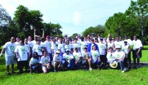 Interval International employees volunteer at Fruit and Spice Park