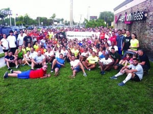 Local runners show solidarity with Boston