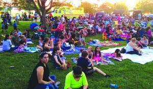 More than 300 attend free family movie night