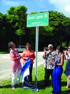 Portion of Kendall street named to honor David Lyons