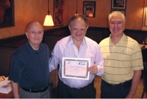 Kendall Networkers include (l-r) president Dr. Sergio E. Vega; Marvin P. Stein, co-founder and “Ultimate Networker” award recipient, and Gary P. Simon, co-founder.