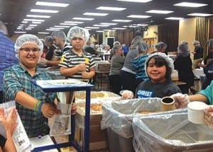 Young volunteers from Christ Fellowship Church in Palmetto Bay help assemble some 320,000 packaged meals for hungry children around the world. In September, Christ Fellowship church partnered with Feed My Starving Children to prepare the meals for children in need. More than 2,100 volunteers came together to serve the community during Love Miami, Christ Fellowship’s annual large-scale mission week where participants are challenged to serve the city and those in need. For more information on volunteer opportunities at Christ Fellowship visit cfmiami. org/reachbeyonds. 