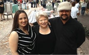 Pictured with Mayor Shelley Stanczyk (center) are village staff member Jian Santana (left) and Frederico Retana of the Parks Department. (Photos by Bill Kress, Village of Palmetto Bay)