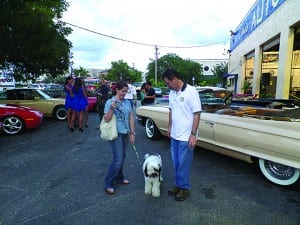 Greg Martini and son Nicolas at Falls Auto Show.