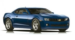 Chevy Camaro prize car is valued at $29,885.