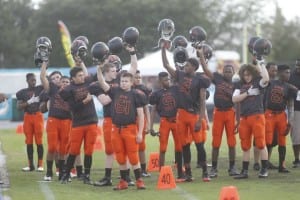 PPO Bengals Celebrating at Dolphins Championship Series 