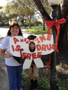 Kimberly Rice and her son Noah.