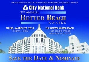 Miami Beach Chamber of Commerce Recognizes Local Real Estate Industry Leaders