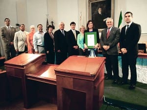 Commission honors outgoing BID executive director Mari Gallet