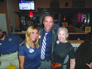 Amber and Chad Dittman with Carol Brock at Rotary2Rotary District networking event