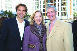 Pictured at the groundbreaking are (l-r) Tadd Schwartz, Alicia Cervera Lamadrid and Miami Commissioner Marc Sarnoff.  (Photo Credit: Jorge R Perez Photography)