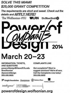 The Wolfsonian –FIU Presents Power of Design 2014: Complaints