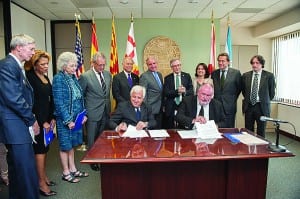 Regional,international leaders sign marine industry agreement