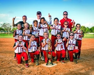 8U Miami Stingrays win softball tournament