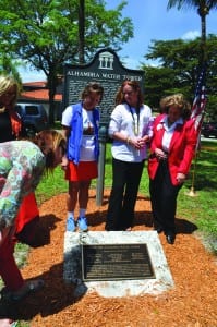 Alhambra Water Tower project plaque unveiled