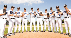 Members of MDC’s baseball team