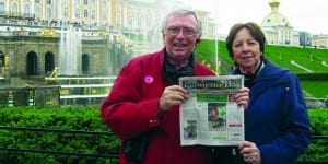 Village residents visit St. Petersburg, Russia