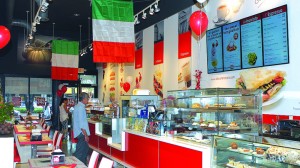 345 Caffé Italiano is known for its authentic gelato, cannelloni, lasagna, and fresh pastas.