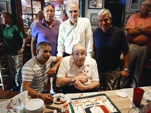 Former UM Swim Team coach Bill Diaz celebrates 89th birthday