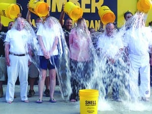 Coral Gables Rotarians take ALS ice bucket challenge