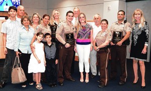 Town council honors three members of Policing Unit