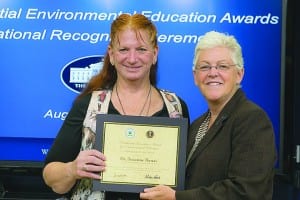 Local teacher receives award for environmental education