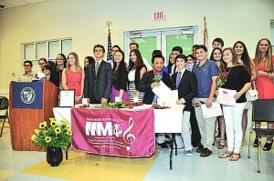 26 new members inducted into PTS Tri-M Music Honor Society