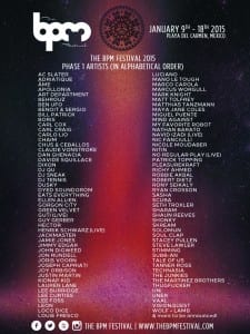 BPM Festival Lineup