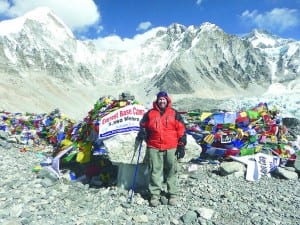 j.b. harris p.a on Mt. Everest