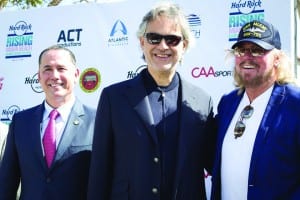 Andrea Bocelli and Barry Gibb Headline Hard Rock RISING - Miami Beach 2015