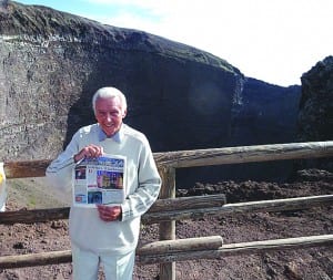 Where in the world is the Sunny Isles Beach Sun? Perhaps....Perhaps..... at Mt... Vesuvius, Italy