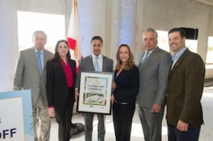 M-DCPS and Codina Partners Hold Topping Off Ceremony to Mark Final Stage of Construction of the Downtown Doral Charter Elementary School