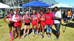 Palmetto Middle School girls win in track and field events