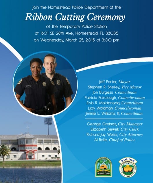 Police Ribbon Cutting