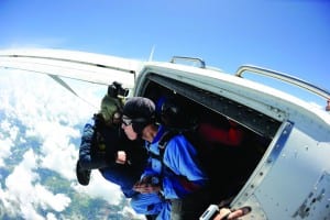 Senior cancer survivor John Keith finds serenity in skydiving