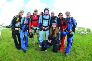 Senior cancer survivor John Keith finds serenity in skydiving