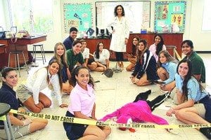 School's new Biomedical Science class proves spopular with students