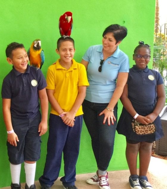 Biscayne Bay Kiwanis, Jungle Island reward students for gopd attendance
