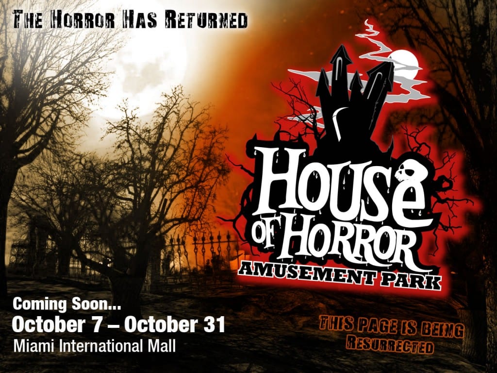 House of Horror Amusement Park returns to wreak havoc on Oct. 7 Miami