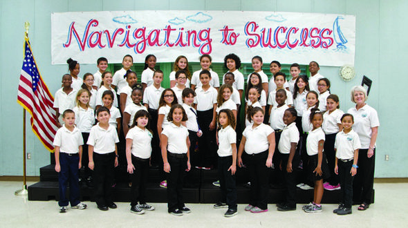 Whigham Elementary Chorus-featued Chorus leaves the classroom to perform in the community